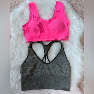 BUNDLE: PINK Seamless (M) and Sport Bra (L)